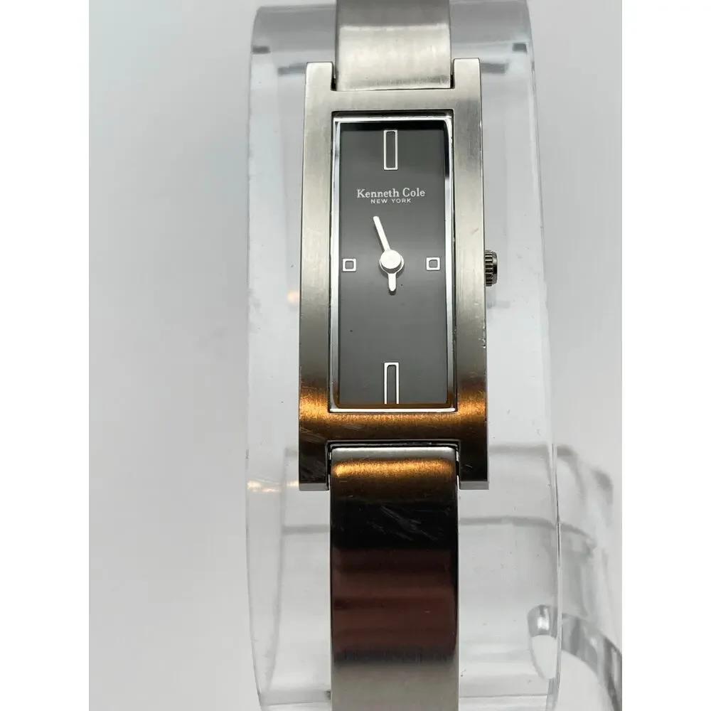 Kenneth Cole New York KC4210 Women's Tank Watch 15mm New Battery WR Wrist 5.5